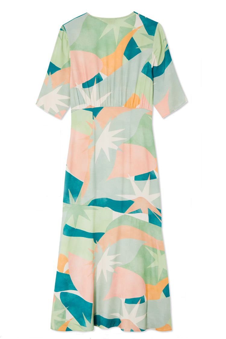 Sage Lyra Poppy Midi Dress