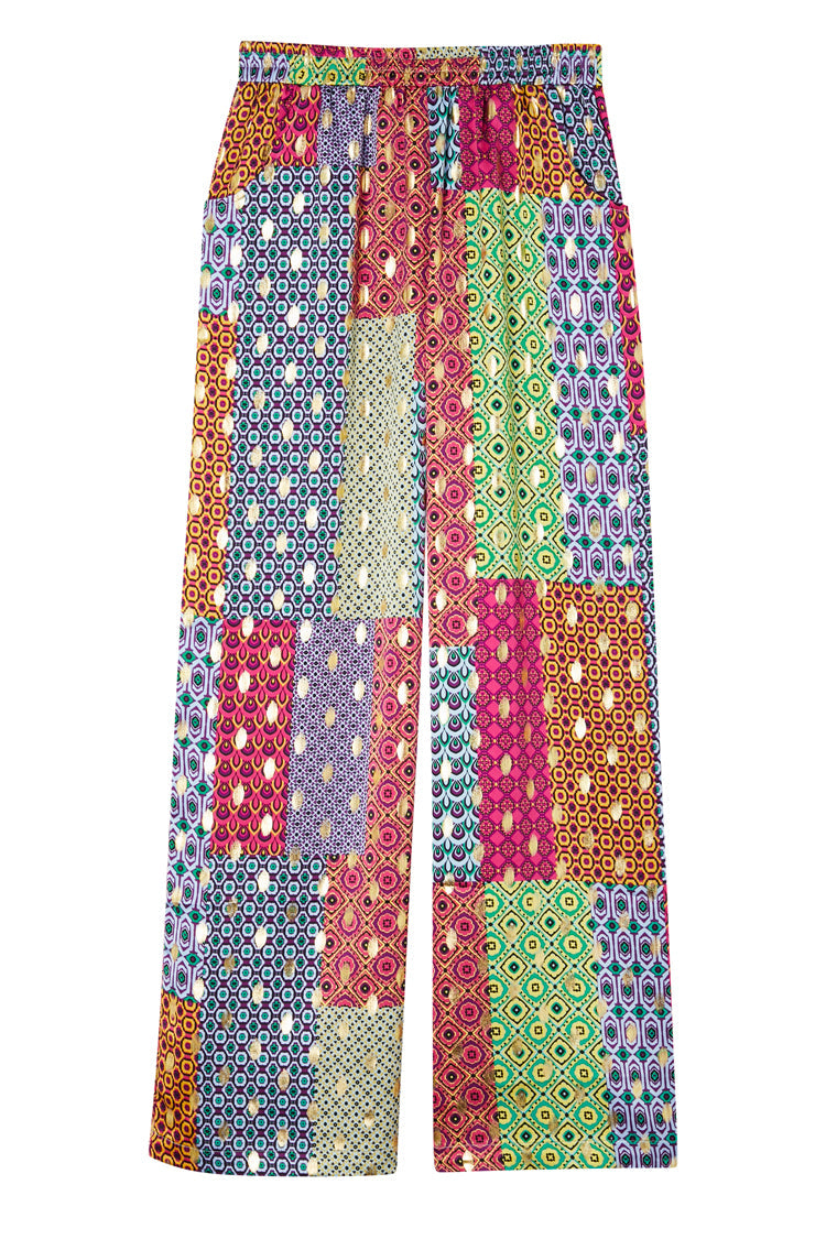 Patchwork Geo Elissa Trousers