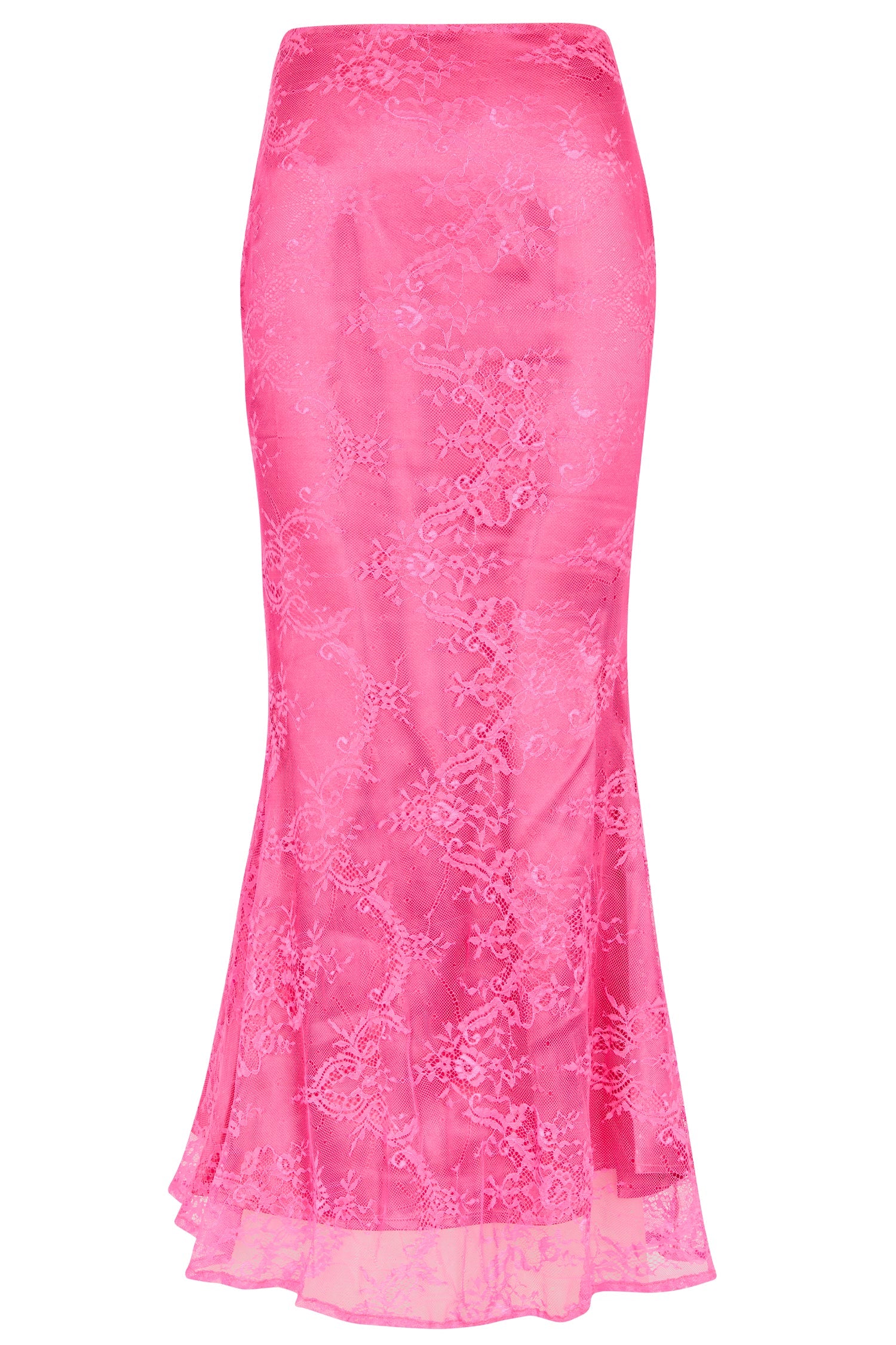Pink Lace Skirt