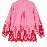 Thumbnail for Pink and Red Ivanina Shirt