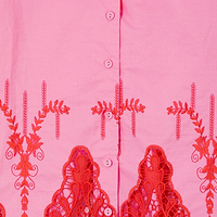 Thumbnail for Pink and Red Ivanina Shirt
