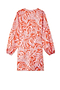 Pink Romance Mini Vienna Wrap Dress