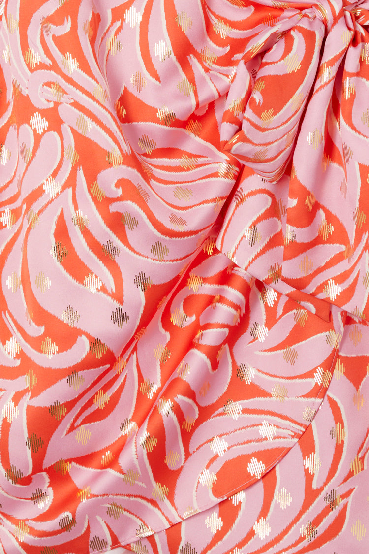 Pink Romance Mini Vienna Wrap Dress