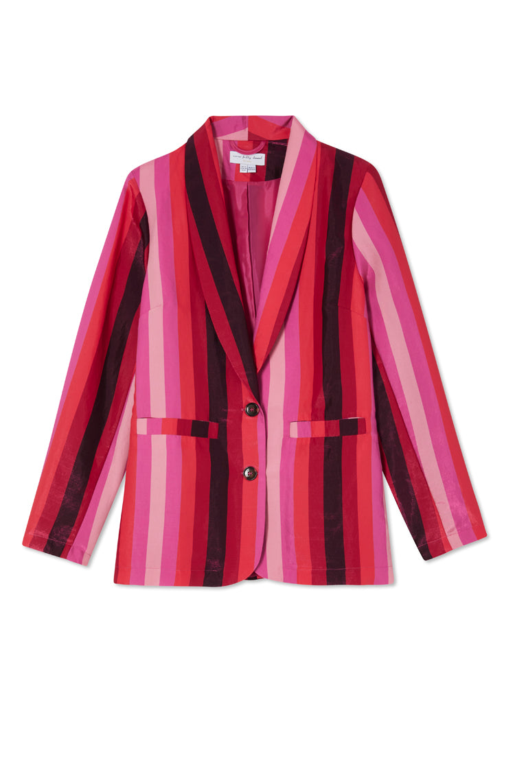 Pink Stripe Monaco Blazer