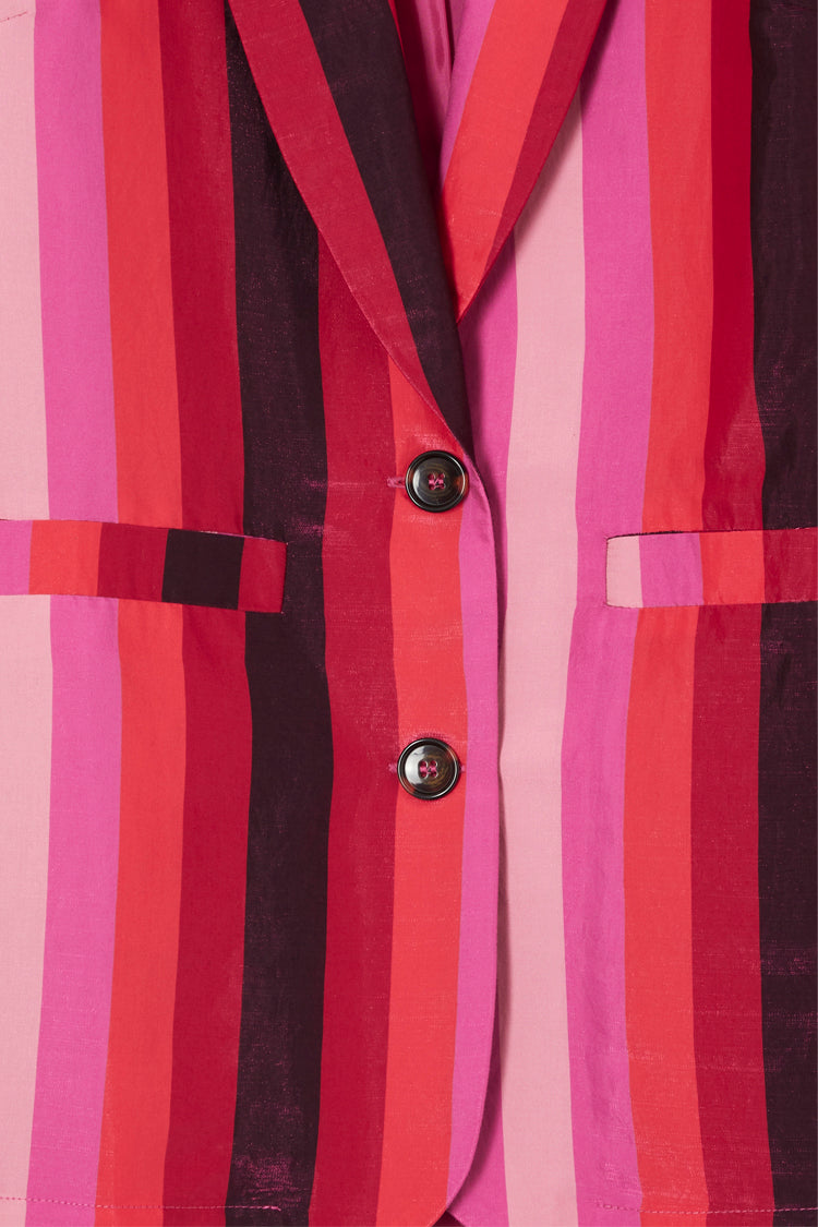 Pink Stripe Monaco Blazer