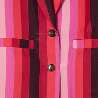 Thumbnail for Pink Stripe Monaco Blazer