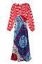 Red Bandana Clash Emma Dress