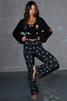 Thumbnail for Black Mystical Gym Legging