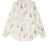 Thumbnail for Shells Miley Shirt with Gold fleck