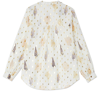 Thumbnail for Shells Miley Shirt with Gold fleck