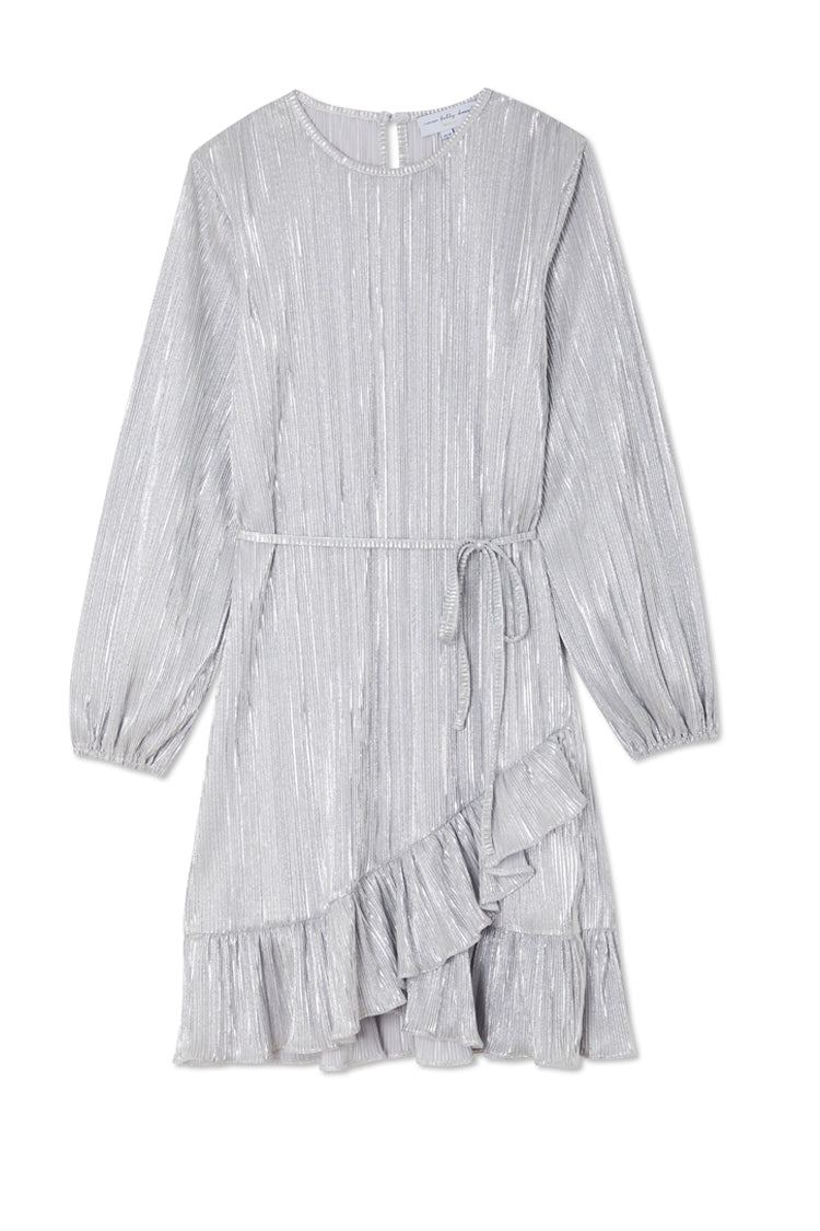 Silver Plisse Marnie Dress