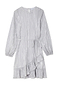 Silver Plisse Marnie Dress