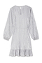 Silver Plisse Marnie Dress