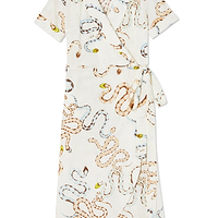 Thumbnail for Cotton Linen Snake Brooklyn Dress