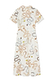 Cotton Linen Snake Brooklyn Dress
