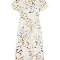 Thumbnail for Cotton Linen Snake Brooklyn Dress