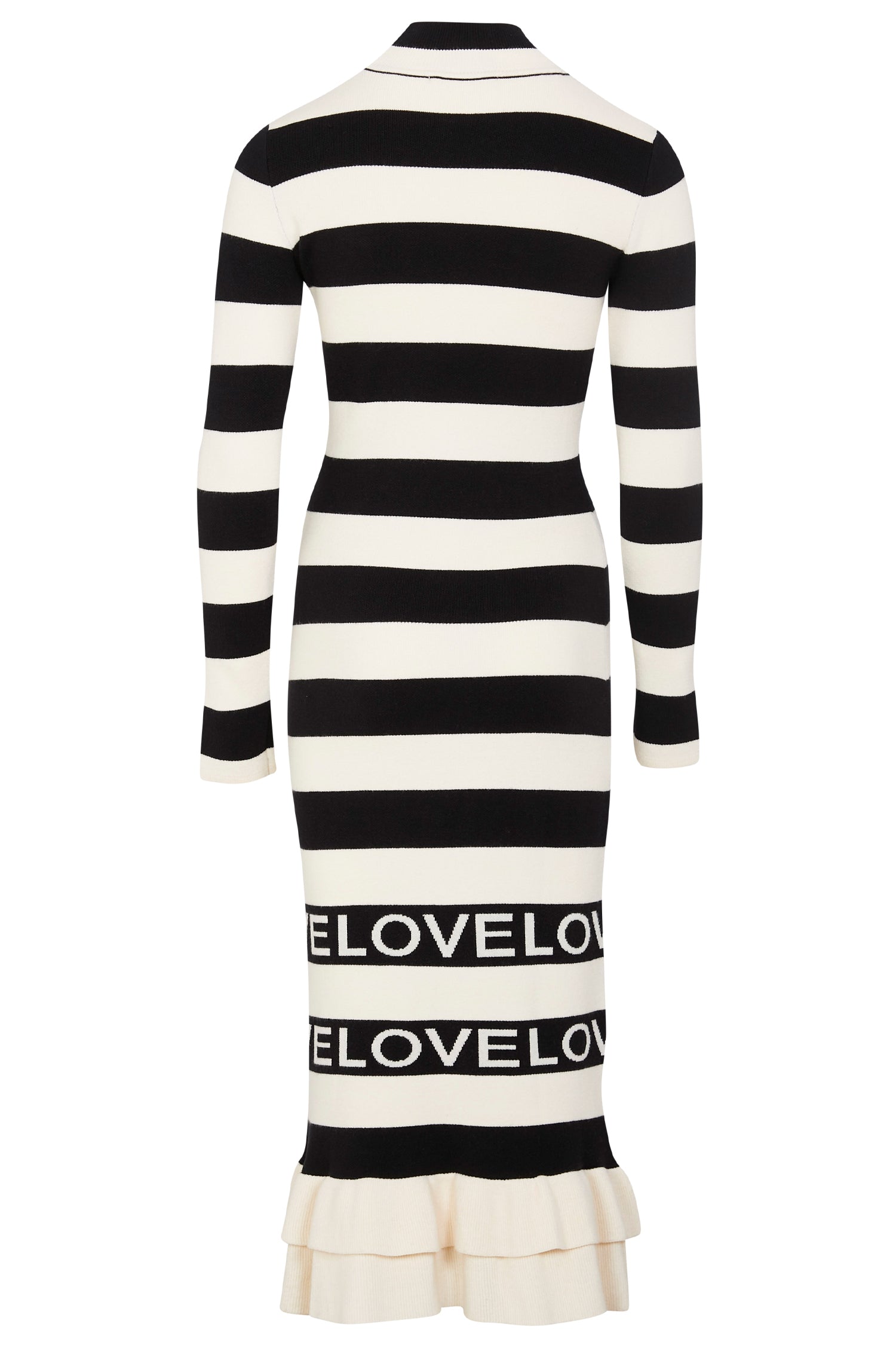 Love Ruffle Midi Dress