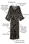Black Star Jacquard Isabella Dress Petite