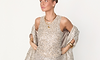 Silver Sequin Tank Top
