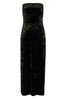 Thumbnail for Black Velvet Maxi Dress
