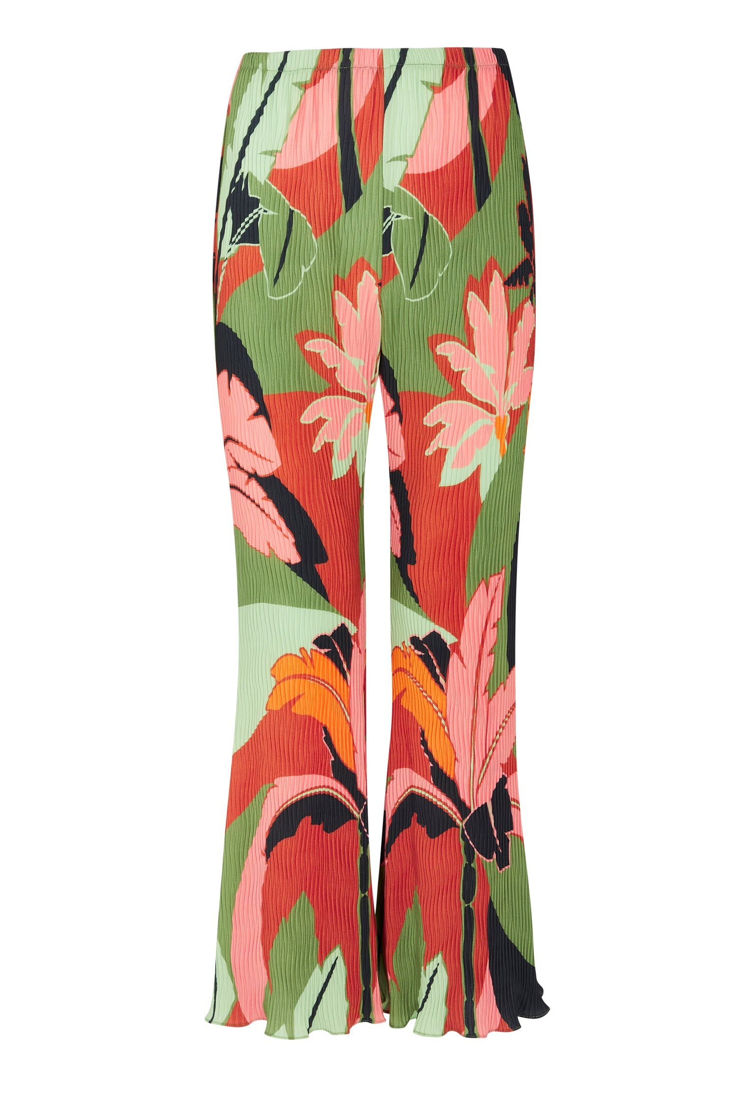 Winter Palm Plisse Trouser