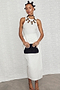 White Linen Jaspre Skirt