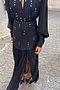 Black Studded Azelea Dress