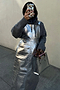 Silver Pinafore Dress