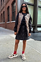 Black Quilted Skirt