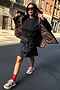 Black Quilted Skirt