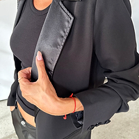 Thumbnail for close up of Black Satin Mix 55 Jacket