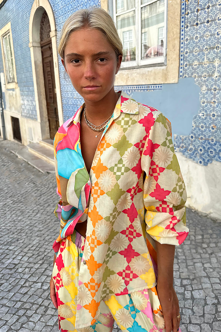 Multi Abstract Miley Shirt