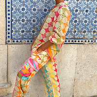 Thumbnail for Multi Abstract Cargo Trousers