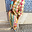 Multi Abstract Cargo Trousers