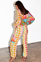 Multi Abstract Cargo Trousers
