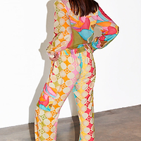 Thumbnail for Multi Abstract Cargo Trousers