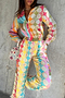 Multi Abstract Cargo Trousers
