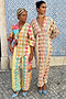 Multi Abstract Cargo Trousers