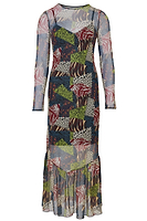 Thumbnail for Fiona Animal Mesh Dress