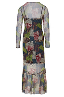 Thumbnail for Fiona Animal Mesh Dress