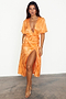 Apricot Palm Vienna Dress