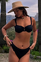 Broderie Black Bikini Brief
