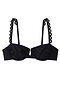 Broderie Black Bikini Top