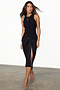 Black Linen Jaspre Skirt