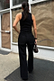 Black Scallop Detail Jeans