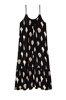 Thumbnail for Black Shells Maxi Dress