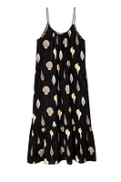 Thumbnail for Black Shells Maxi Dress