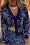 Blue Mosaic Cardigan