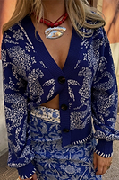 Thumbnail for Blue Mosaic Cardigan