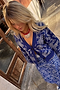 Blue Mosaic Cardigan